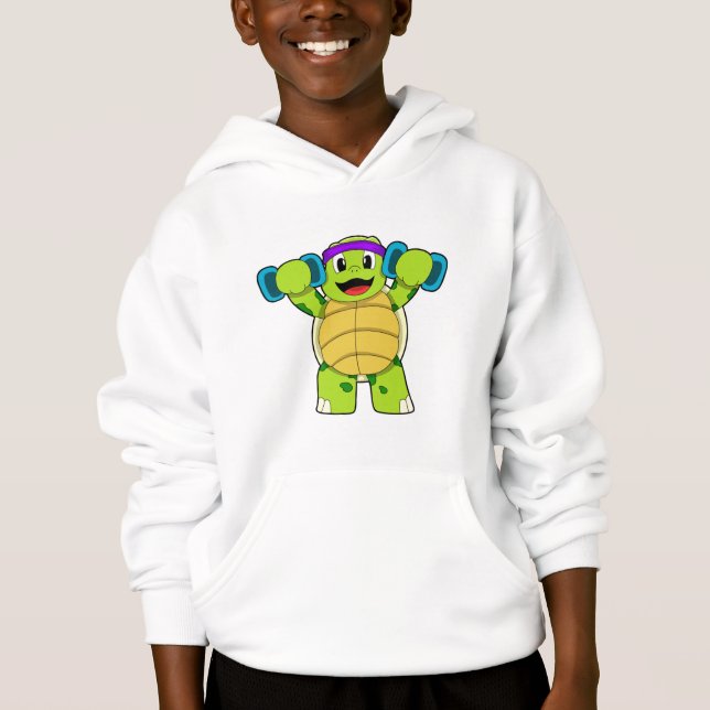 Turtle at Strength training & Dumbbells (Front)