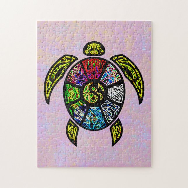 Turtle Ba-Gua Jigsaw Puzzle (Vertical)