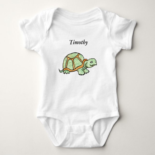 Turtle Baby Bodysuit (Front)