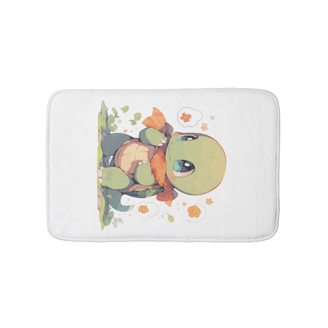 Turtle Baby Turtle Turtle Tank Lizard Lizard Bath Mat (Front)