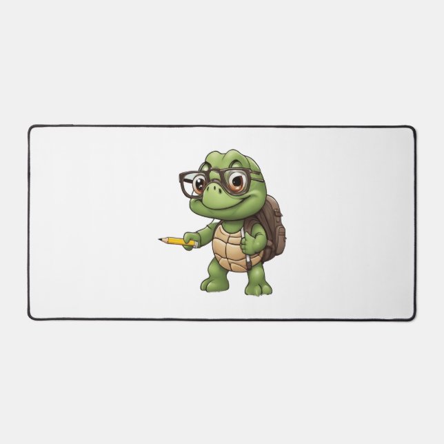 Turtle back to school desk mat (Front)