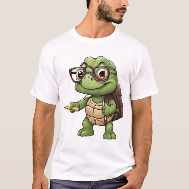 Turtle back to school T-Shirt (Front)