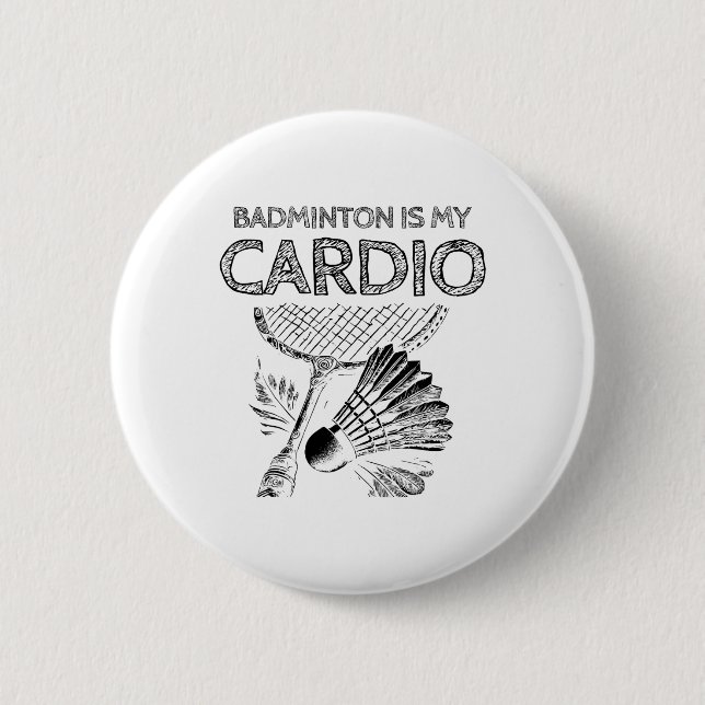 Turtle Badminton Player Shuttle Racket 1  6 Cm Round Badge (Front)