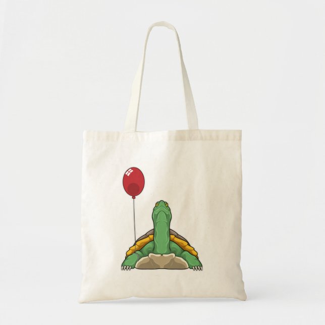 Turtle Balloon Tote Bag (Front)