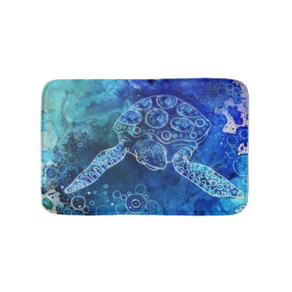 Turtle bath mat, original by miart bath mat