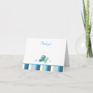 Turtle Bay Modern Stripe Note Card