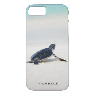 Turtle Beach Journey Personalised Name   Nature iPhone 8/7 Case