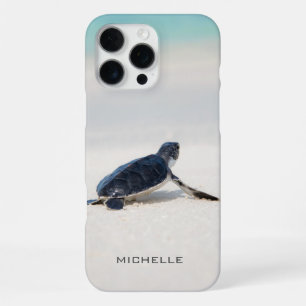 Turtle Beach Journey Personalised Name Nature iPhone 16 Pro Max Case