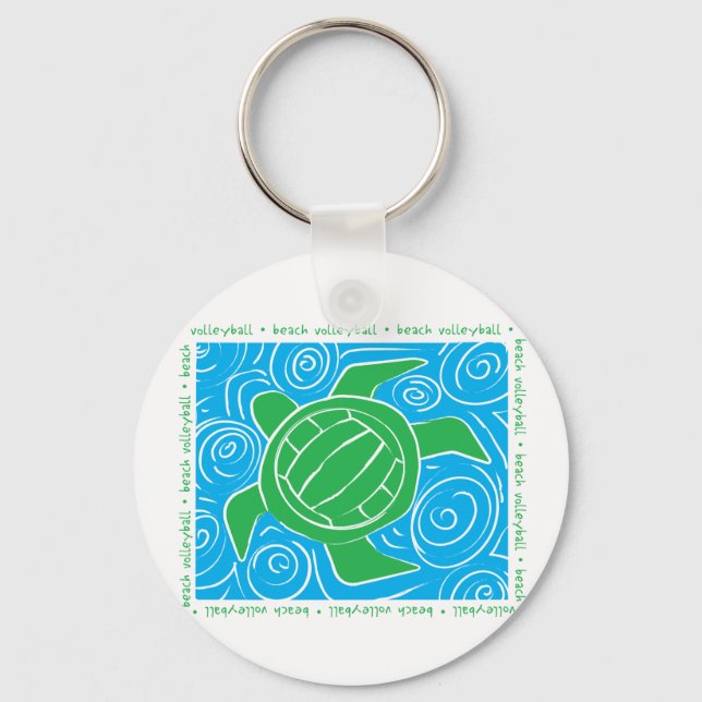 Turtle Beach Volleyball Key Ring (Front)