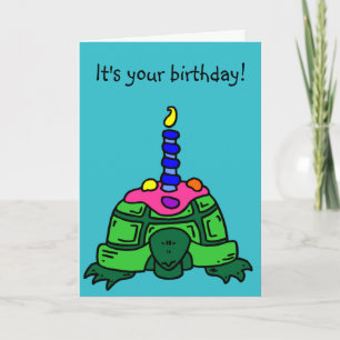 Turtle Birthday Card