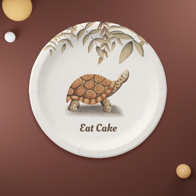 Turtle Birthday  Paper Plate (Creator Uploaded)