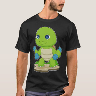 Turtle Bodybuilder Dumbbells Bodybuilding T-Shirt