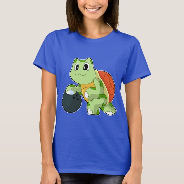 Turtle Bowling Bowling ball T-Shirt (Front)