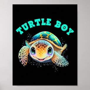 Turtle Boy Earth Day Favours Earth Day  Poster