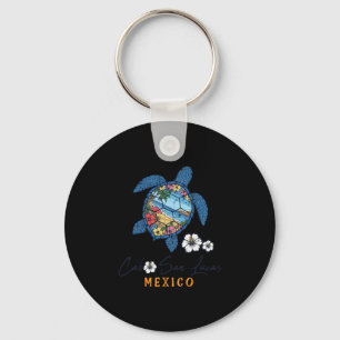 Turtle Cabo San Lucas Mexico Vacation Summer Men W Key Ring