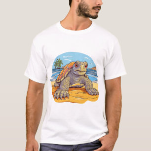 Turtle Cartoon beach T-Shirt