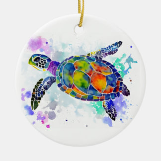 Turtle Ceramic Ornament