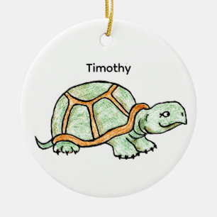 Turtle Ceramic Ornament