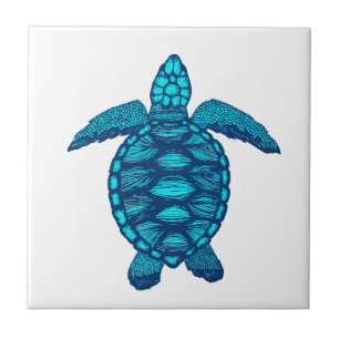 turtle ceramic tile