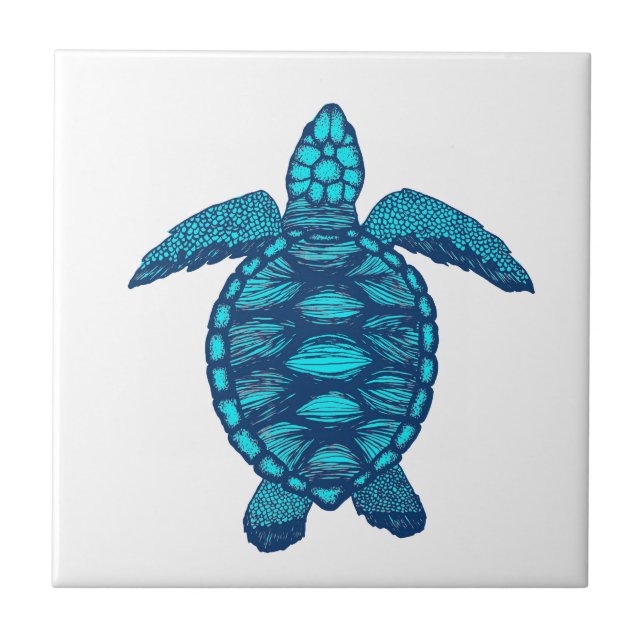 turtle ceramic tile (Front)