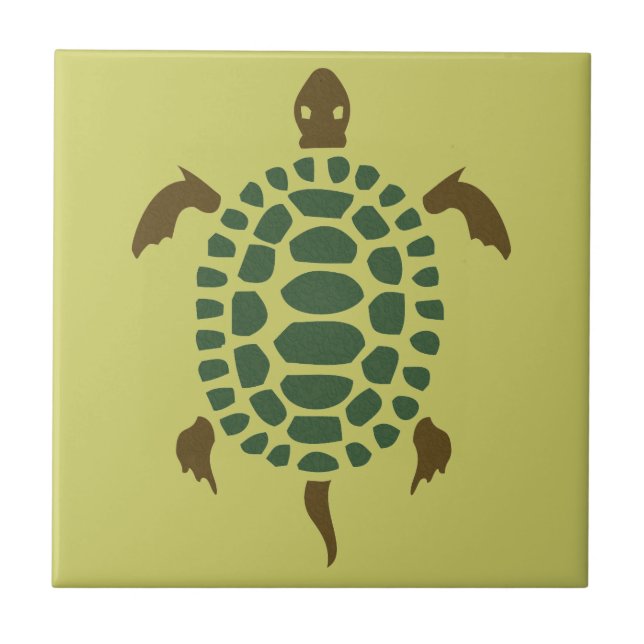 Turtle Ceramic Tile (Front)