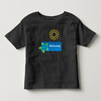 Turtle Chillaxing Design - Toddler Fine Jersey T-S