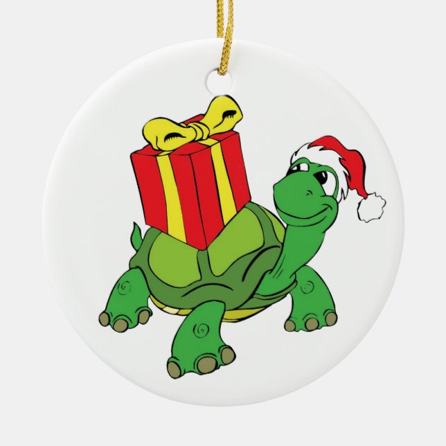Turtle Christmas Ornament (Front)