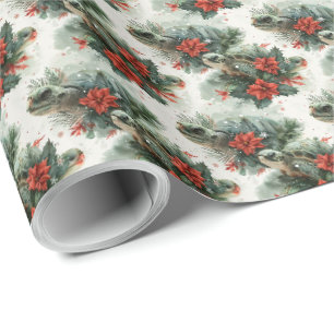 Turtle Christmas Wrapping Paper
