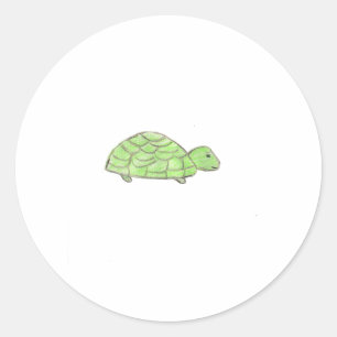 Turtle classic round sticker