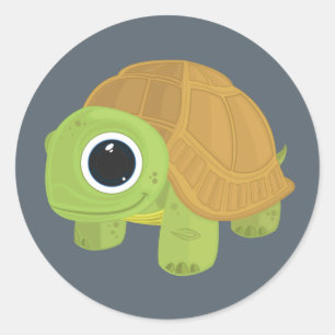 Turtle Classic Round Sticker