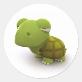 Turtle Classic Round Sticker