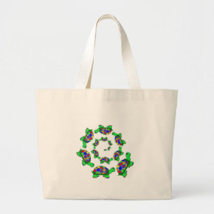 Turtle Coalition Large Tote Bag