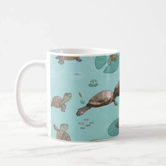 Turtle Coffee Mug (Left)