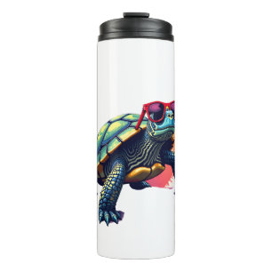 Turtle Colorful Turtle Outfit Mens Turtle Lover Tu Thermal Tumbler