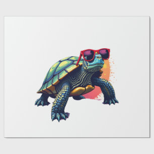 Turtle Colorful Turtle Outfit Mens Turtle Lover Tu Wrapping Paper