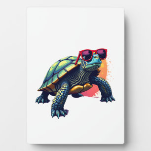 Turtle Colourful Turtle Outfit Mens Turtle Lover T Plaque