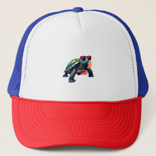 Turtle Colourful Turtle Outfit Mens Turtle Lover T Trucker Hat