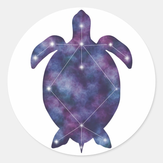 Turtle Constellation Sticker (Front)