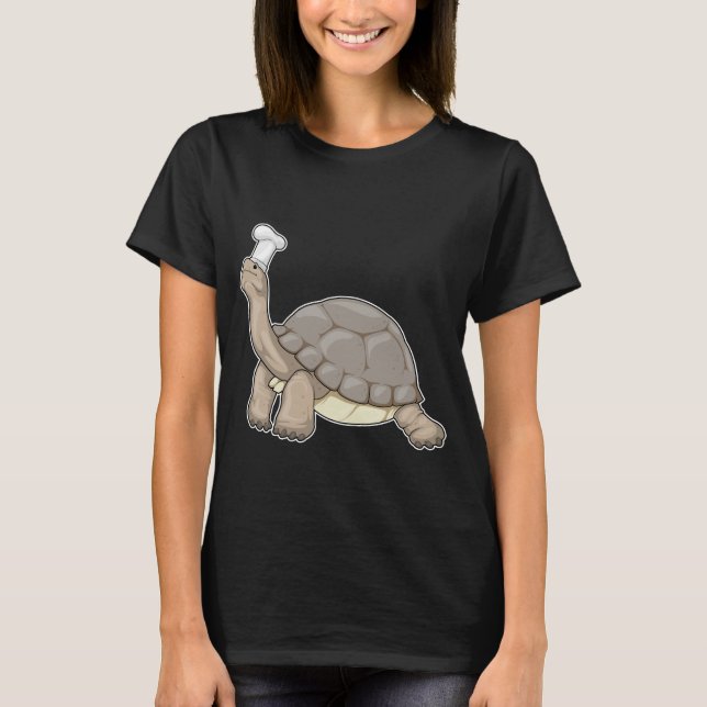 Turtle Cook Chef hat T-Shirt (Front)
