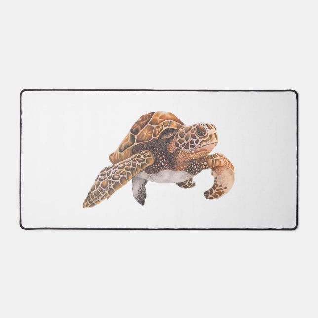 Turtle Copy Copy Copy Copy Copy Copy Copy Copy Cop Desk Mat (Front)