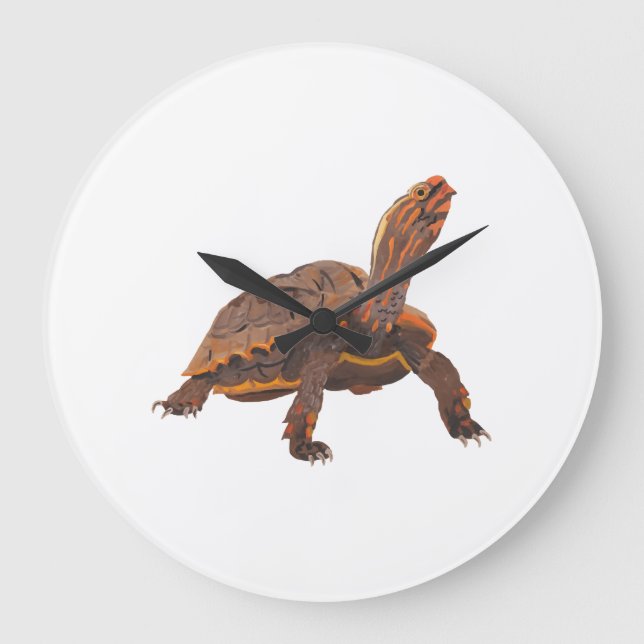 Turtle Copy Copy Copy Copy Copy Copy Copy Large Clock (Front)
