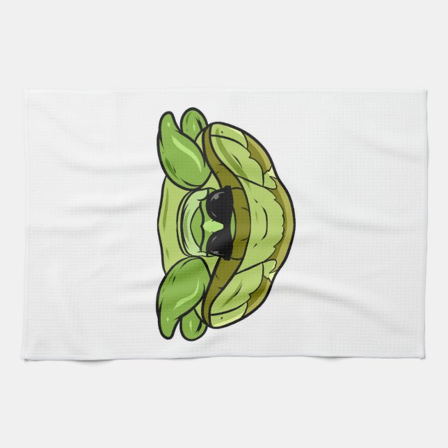 turtle Copy Copy Copy Copy Copy Tea Towel (Horizontal)