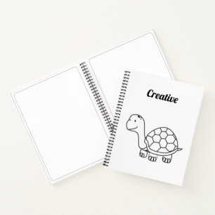 Turtle creative sketch notebook
