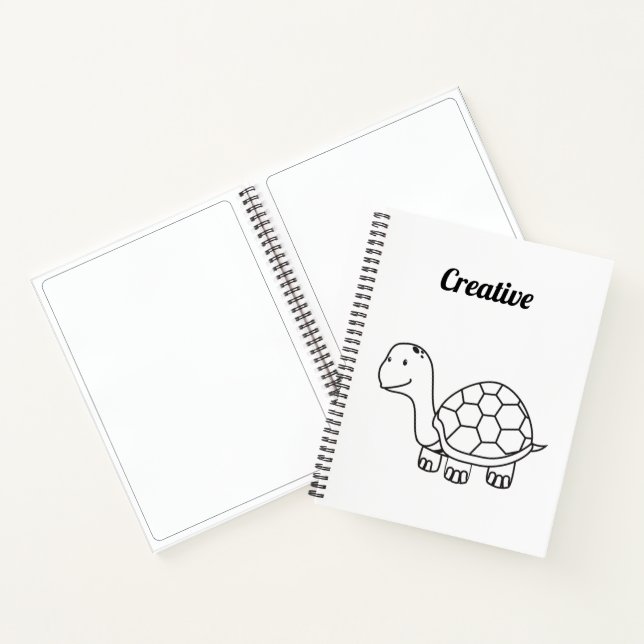 Turtle creative sketch notebook (Inside)