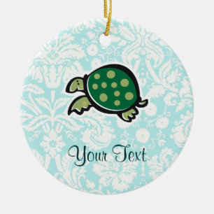 Turtle; Cute Ceramic Tree Decoration