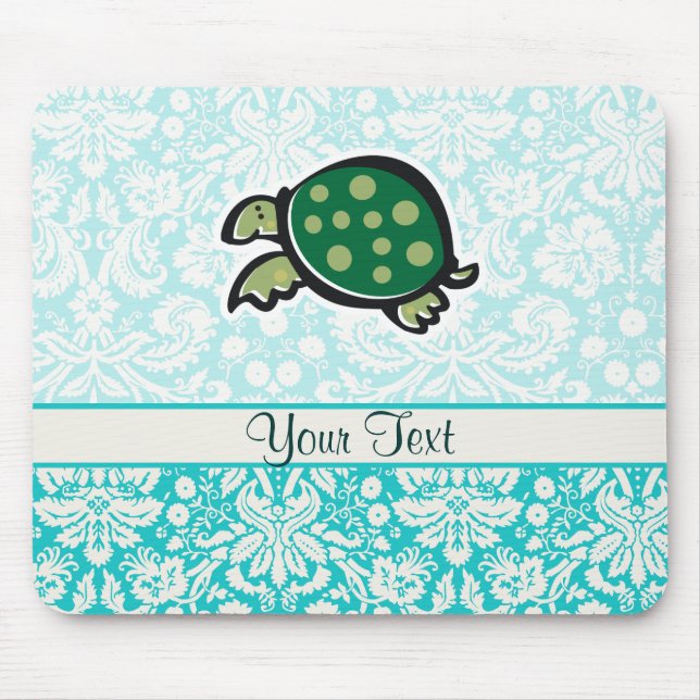 Turtle; Cute Mouse Pad (Front)