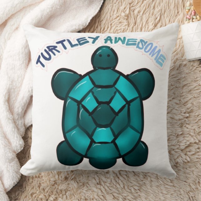  Turtle Cute Pun Funny Animal Gift Cushion (Blanket)