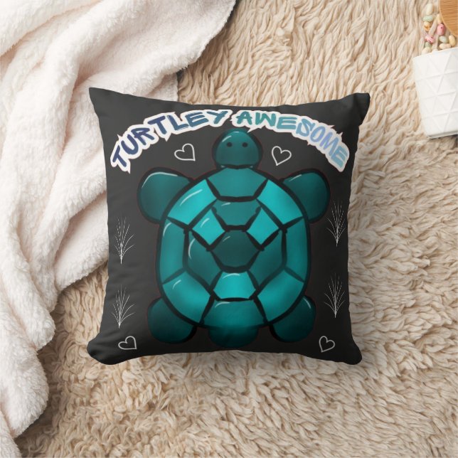  Turtle Cute Pun Funny Animal Gift Cushion (Blanket)