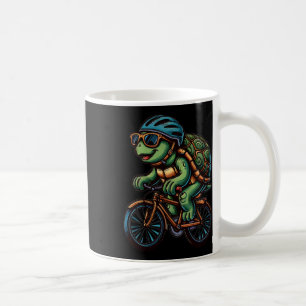 Turtle Cycling Lover Cycle Cyclist Bike Tour Bicyc Coffee Mug