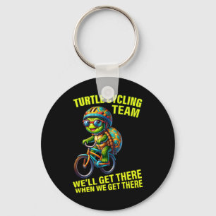 Turtle Cycling Lover Cycle Team Cyclist Bike Tour  Key Ring